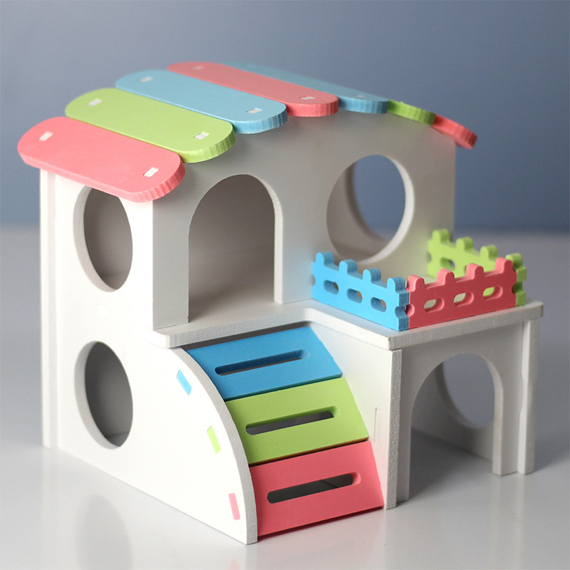 Hamster Toys Hamster Nest Golden Bear Nest Sleeping House House House Hawaii Villa Hamster Cage Supplies