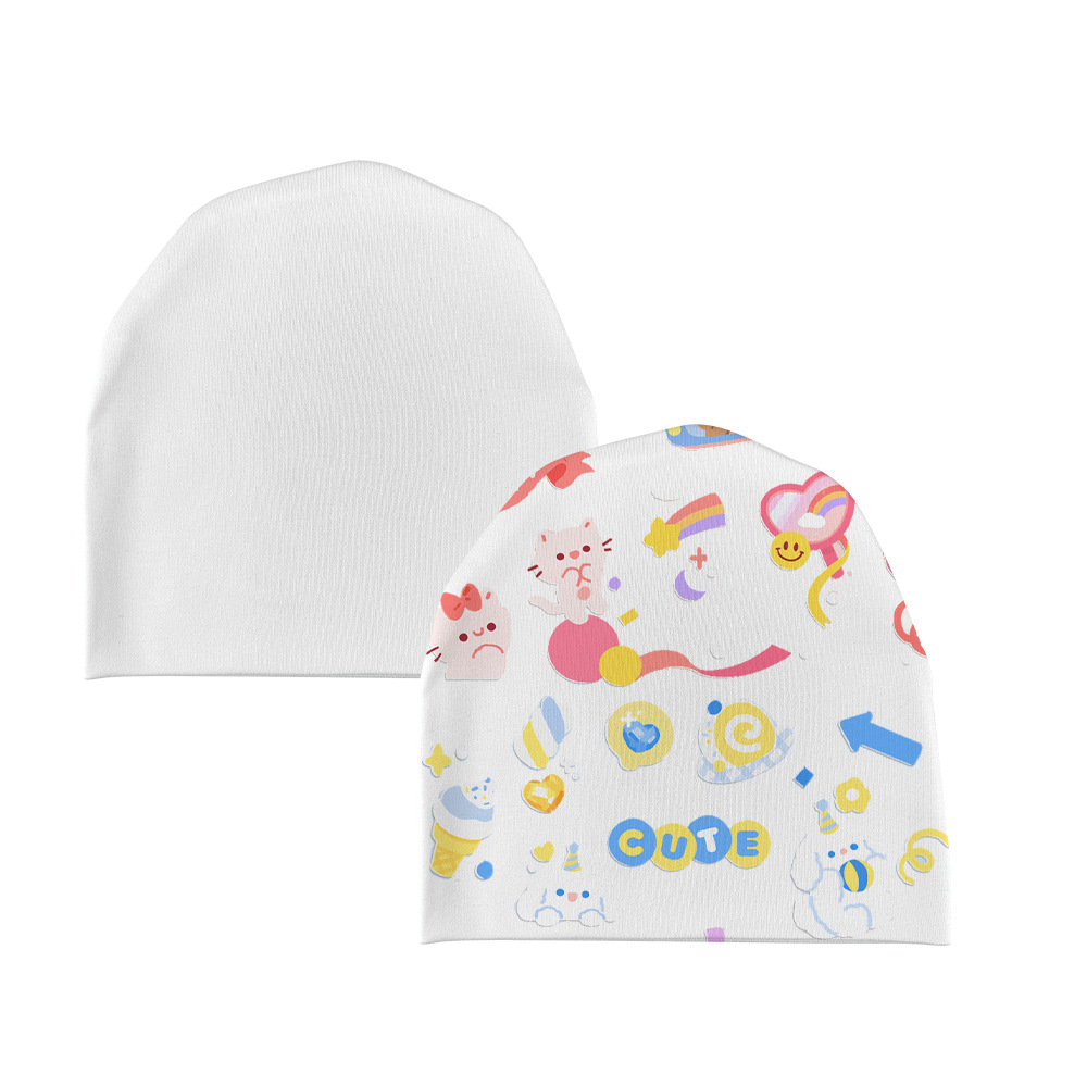 Venta directa de fábrica de sombreros de bebé de transferencia de calor para hombres y mujeres, protección de bebés y bebés, sombreros de cabeza de puerta halógena al por mayor