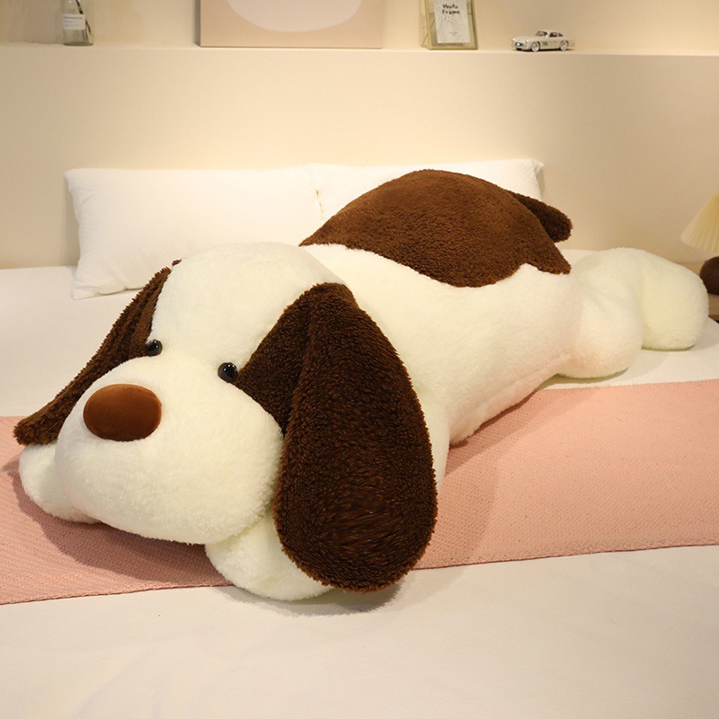 Perro dormido, peluche, animales al por mayor, juguetes lindos, almohada de peluche, almohada de peluche, cama de perros, niñas