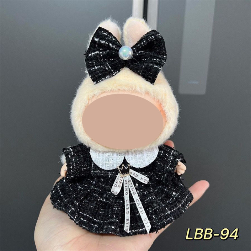 卸売ラブブ labubu ベビー服 17 センチメートルペンダント第一世代と第二世代のビニールぬいぐるみ着替え服セット装飾|undefined