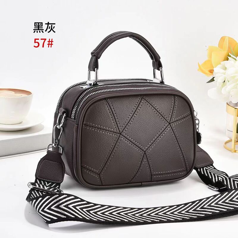 メーカー直販越境バッグ新型ファッション百合女性カバンをつなぎ合わせて小さい方のカバンを作ります。|undefined