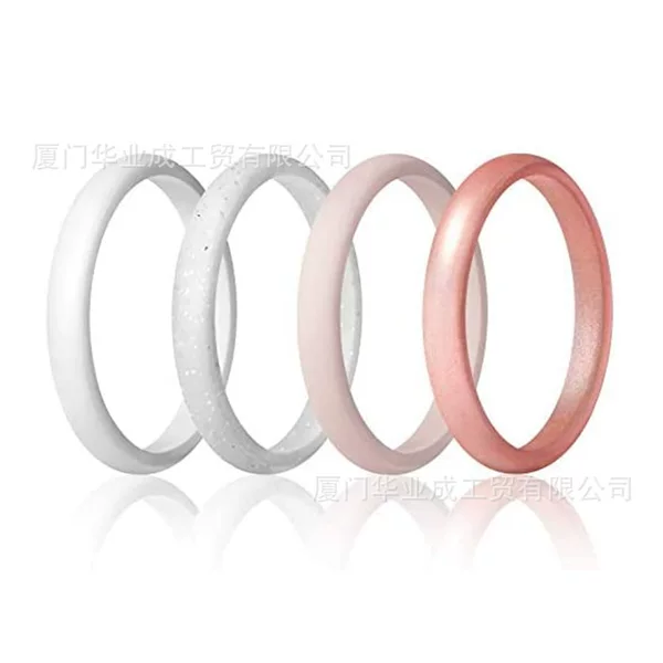 Amazon Silicone Ring Valentine's Day Women's Tail Ring Ring Creative Women's Fine Silicone Ring Multicolor Supply