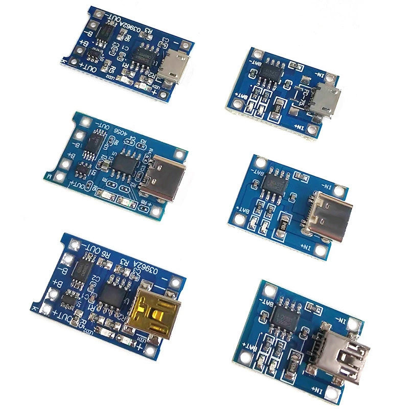 TP4056 1A литиевая батарея модуль защиты платы MICRO MINI TYPE-C USB интерфейс к 4.2V