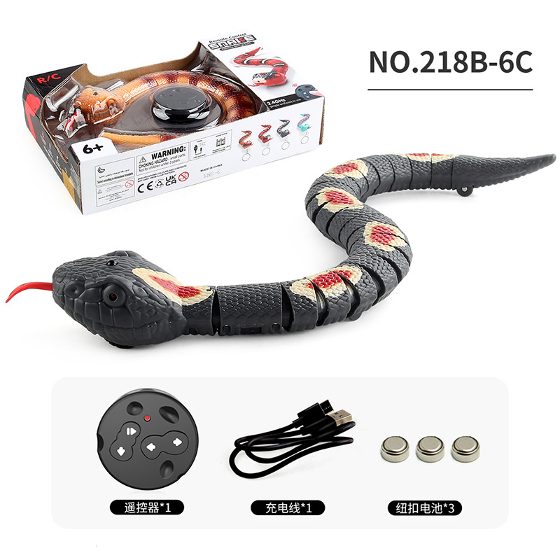Ratón de simulación de control remoto por infrarrojos eléctrico transfronterizo Cobra Toda la persona parodia modelo animal juguete juguete para mascotas