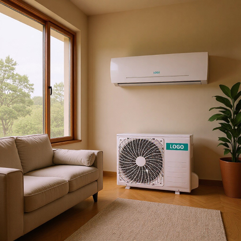 外贸出口空调家用11000/12000BTU 小1.5HP单冷变频壁挂式空调挂机