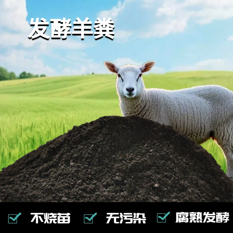 Разложенный овечий навоз, оптом от производителя, органическое удобрение для улучшения структуры почвы, чистый ферментированный овечий навоз на заказ