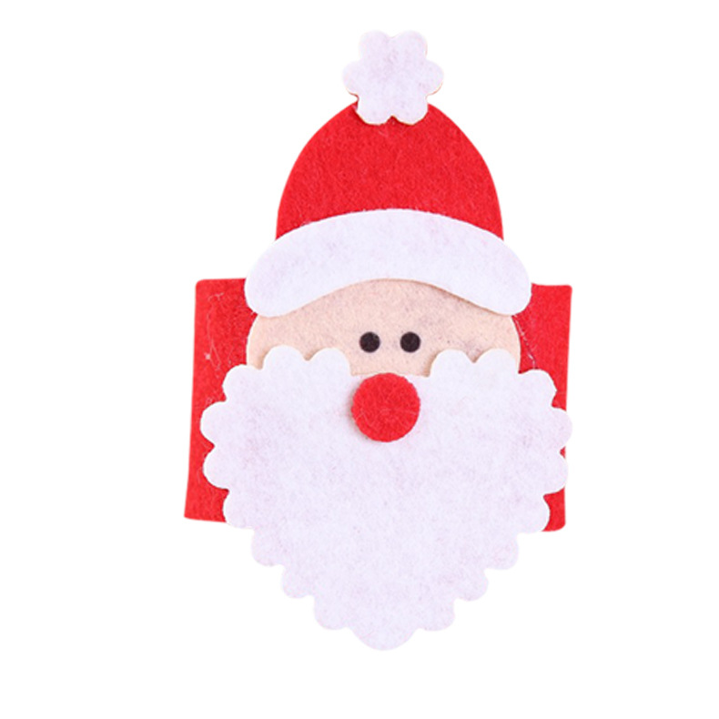 Fiesta de Navidad de Santa Claus de servillas de hotel decoración de servillas de Santa Claus cubierta de servillas mayorista