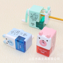 金瓜9615水果派手摇削笔器学生手动刨笔削卡通削笔机省力钢制滚刀