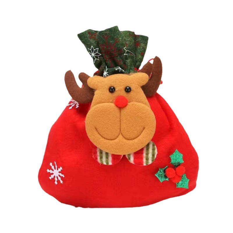 クリスマスキャンディーリンゴ袋子供プレゼント袋幼稚園キャンディー袋クリスマスキャンディー包装袋束口代発|undefined
