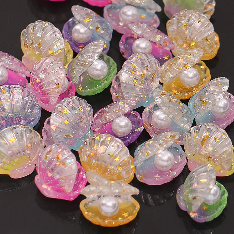 Simulated Pearls, Colorful Shells, Children's Mini Toys, Miniature Small Ornaments, Resin Accessories, Wholesale Food and Play Trinkets Simulated Pearls, Colorful Shells, Children's Mini Toys, Miniature Small Ornaments, Resin Accessories, Wholesale Food and Play Trinkets