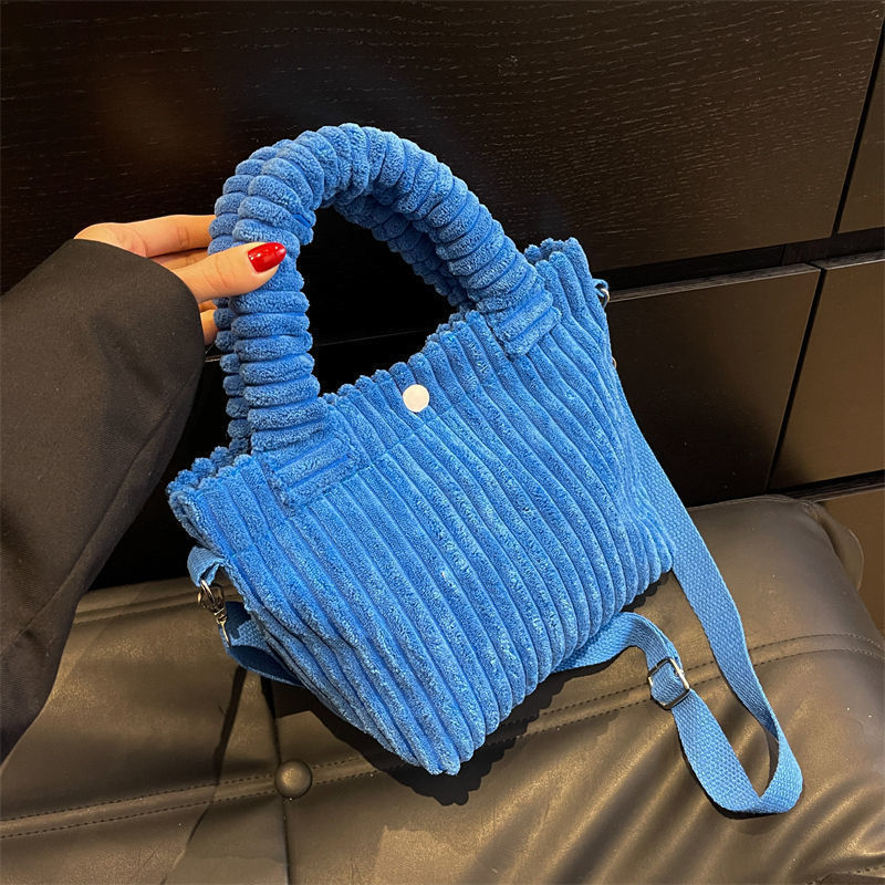 Niche Corduroy Bucket Bag 2026 New Autumn and Winter Plush Crossbody Small Bag Cute Furry Handbag Tote Bag Niche Corduroy Bucket Bag 2026 New Autumn and Winter Plush Crossbody Small Bag Cute Furry Handbag Tote Bag