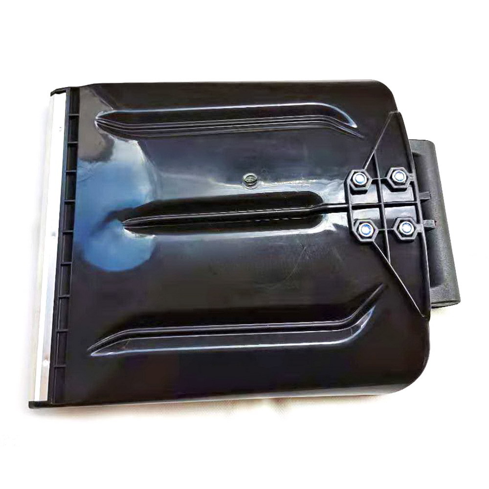 Pala de nieve plegable de tamaño pequeño pala de plástico engrosada pala de basura pala de plástico pala de nieve de grano impresión OGO