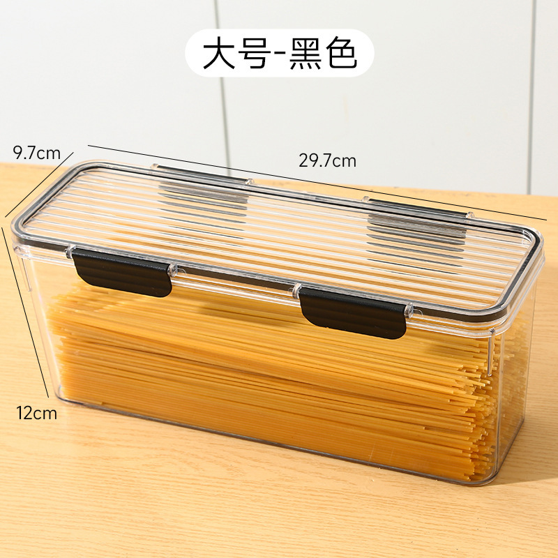 厨房收纳新升级密封面条挂面桶食品级长方形收纳盒意粉罐置物神器|undefined