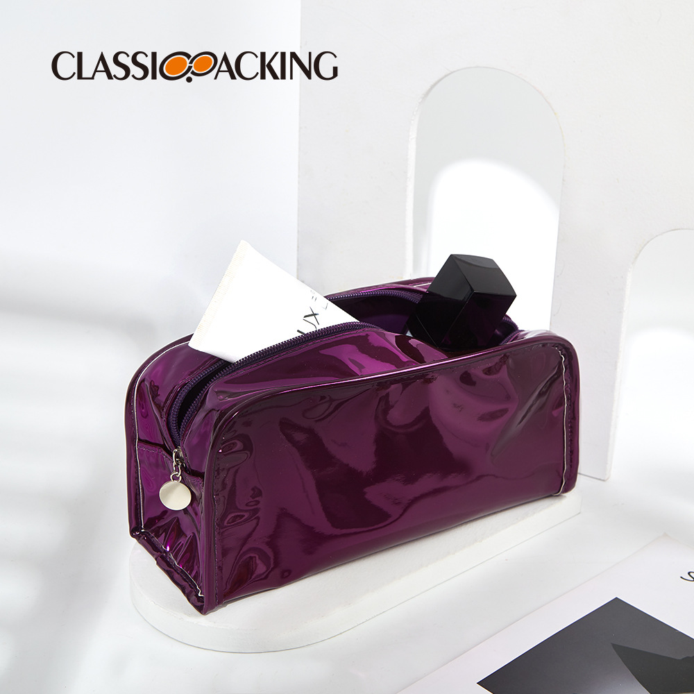 2025 nueva bolsa de cosméticos de gran capacidad material de PU moda bolsa de lavado impermeable bolsa de almacenamiento portátil de viaje