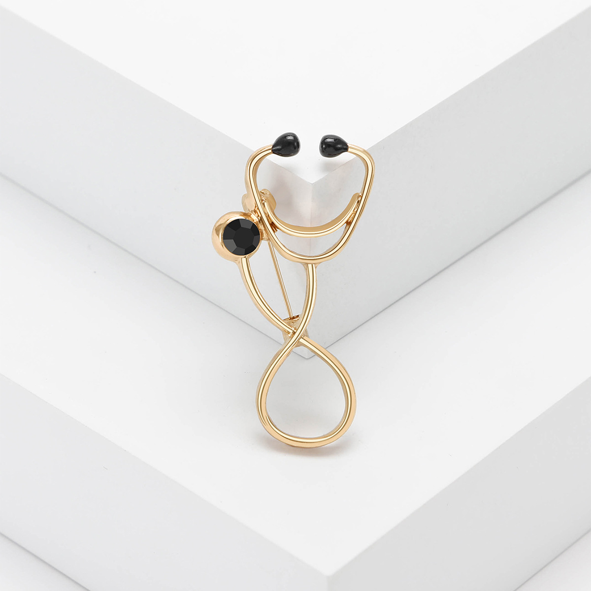Brooches Classification Casual, Holiday, Party Occasion Novelty Pin Stethoscope Alloy Enamel Unisex Brooches