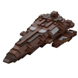 Moc-116044 Bayol Spaceship Model 514 Particle Number Toy Christmas Gift