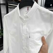 【纯棉】2024新款广州时尚休闲衬衫长袖翻领品质100%棉纯棉衬衫男