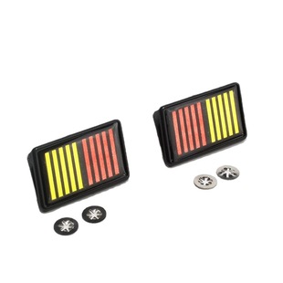 Applicable to Mitsubishi wing God V5 Lingzhi V6 Lingshi modified RALLIART epoxy Chinese mesh logo car logo