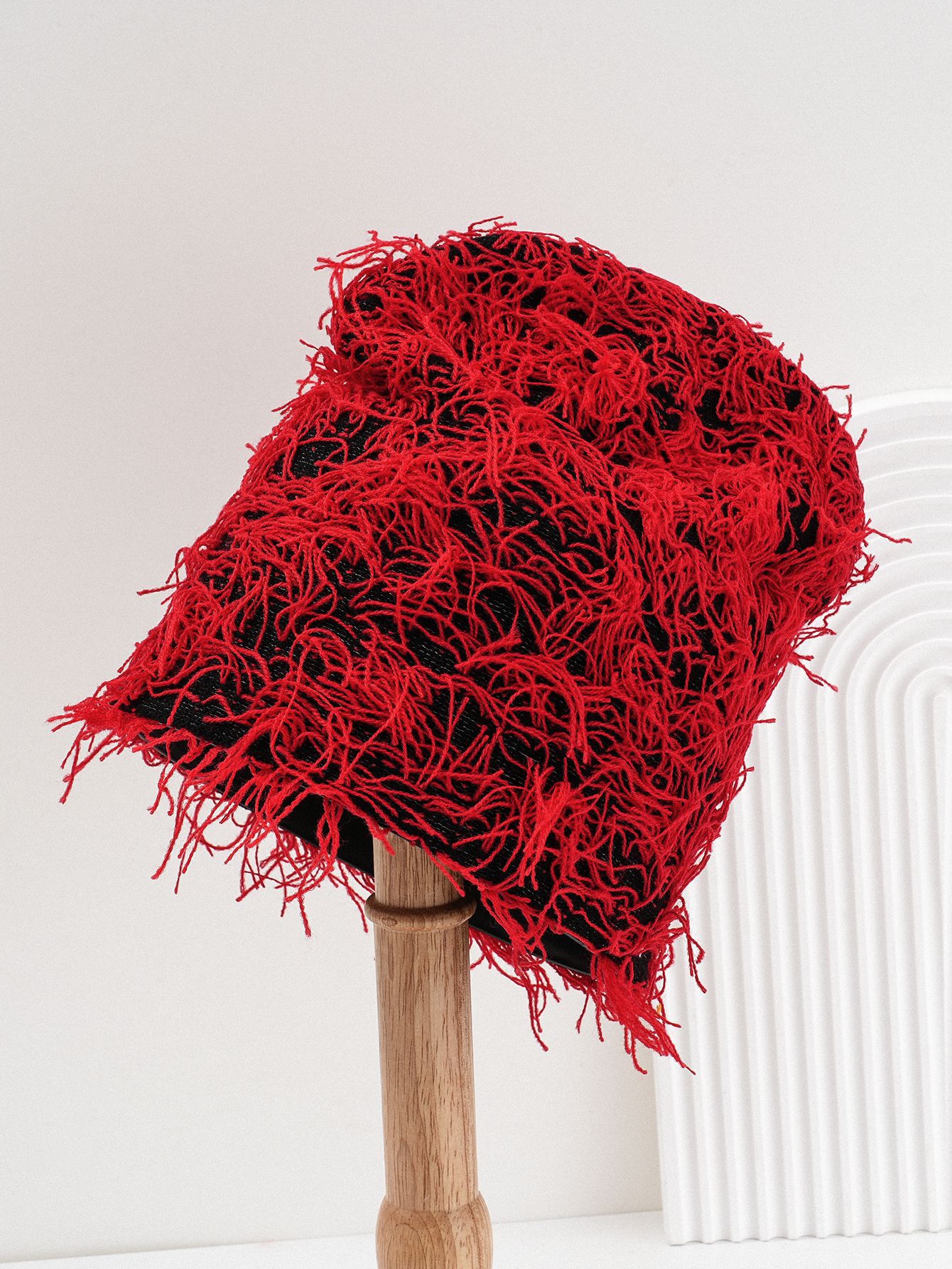 Men's and women's unisex knitted camo balaclava knitted beanie travel cap_voghion.com