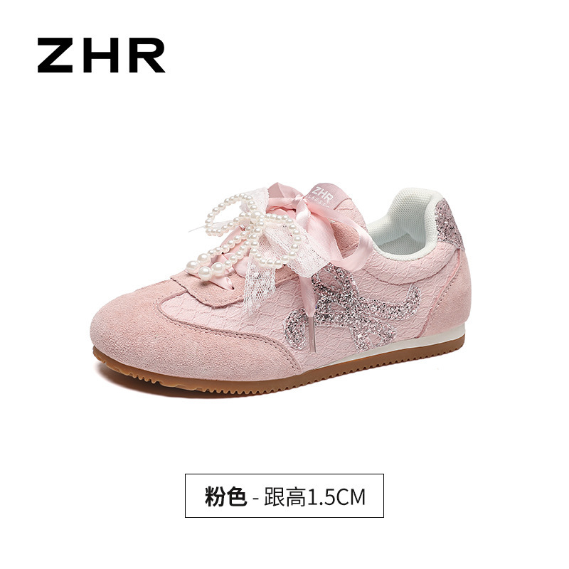 ZHR厚底增高德训鞋女春秋新款透气舒适耐磨轻便阿甘鞋泉州休闲鞋|undefined