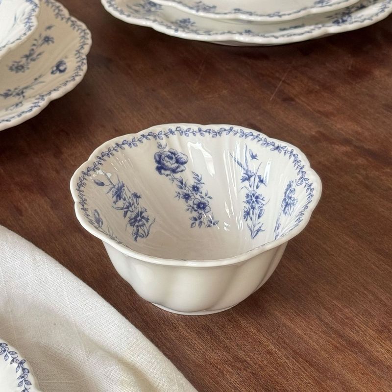 フランス式霧花園陶磁器食器陶磁器皿陶磁器碗コーヒーカップ皿デザート皿レストラン家庭用食事皿|undefined