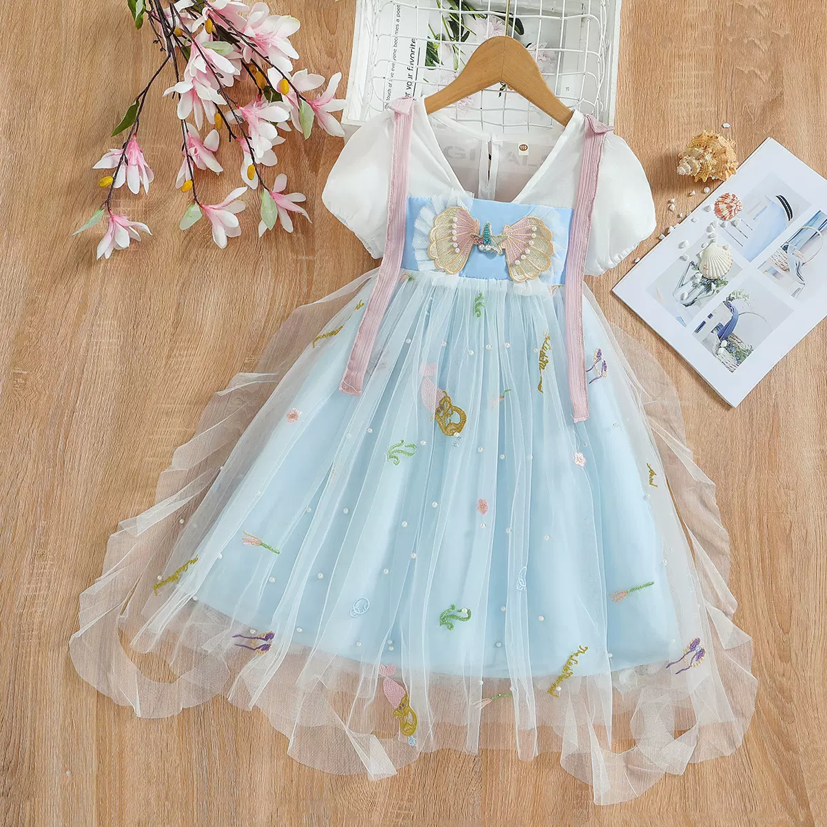 儿童汉服夏装2026新款女童超仙襦裙中国风古装裙礼服美人鱼连衣裙