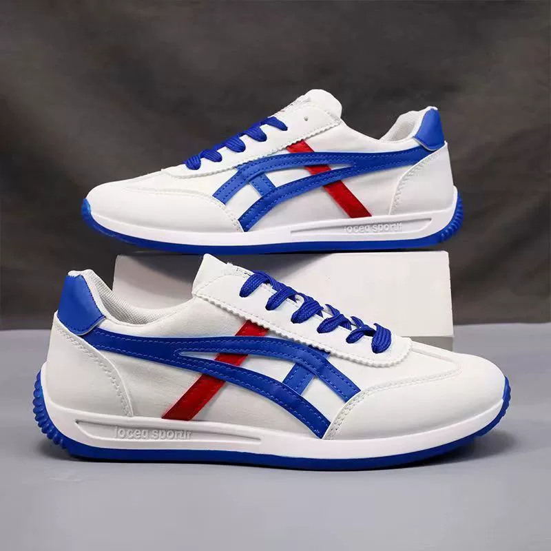 Мужская обувь, новые парусиновые туфли, Мужская модная обувь, мужские повседневные кроссовки на шнуровке в Корейском стиле, низкие кроссовки, студенческие спортивные белые туфли