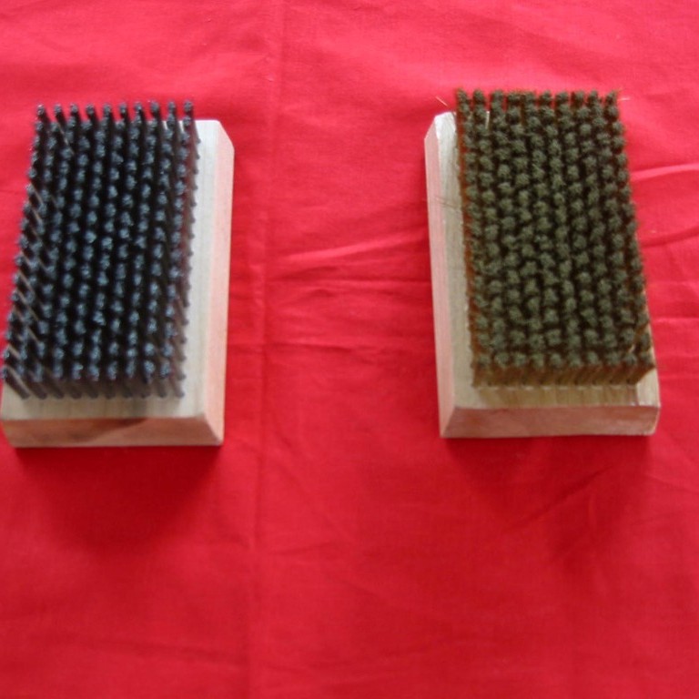 厂家直销铜丝木柄铜刷 条形不锈钢丝刷 榉木刷子