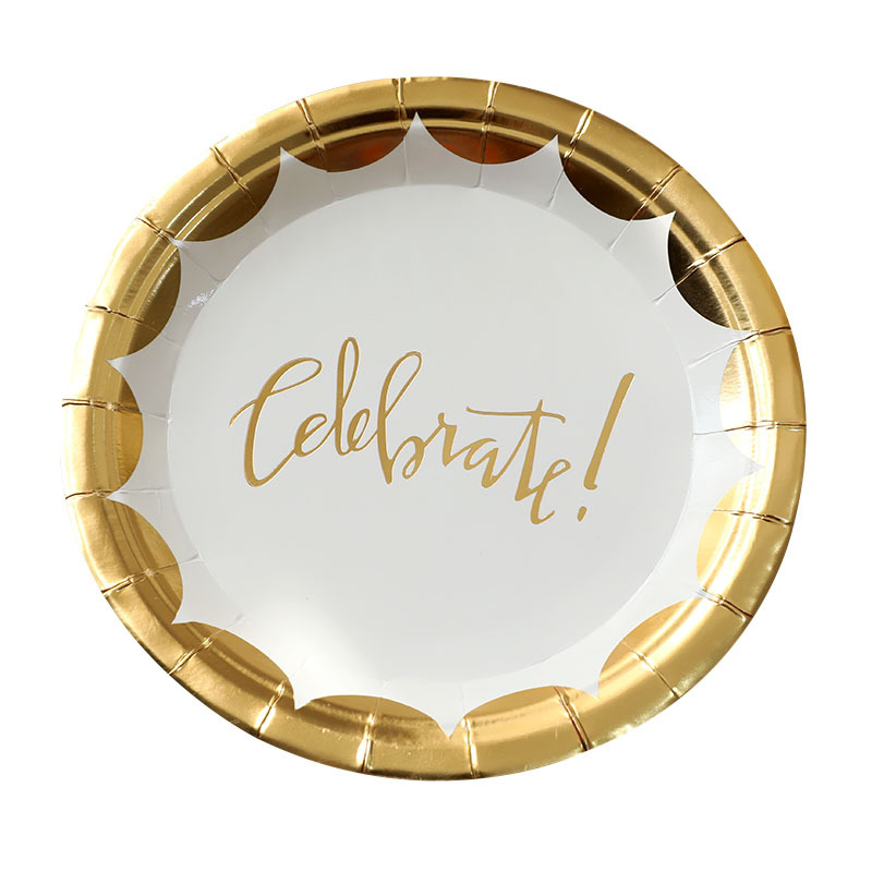 500g Weight Tableware Kitchen and drinking utensils Plate Event & Party Supplies 1000 Quantity Letter Pattern Simple Style Style Simple Style Letter Plate Tableware 1