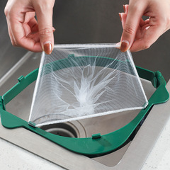Cross-border foldable sink wash basin triangle drain basket kitchen waste filter stand kitchen storage rack