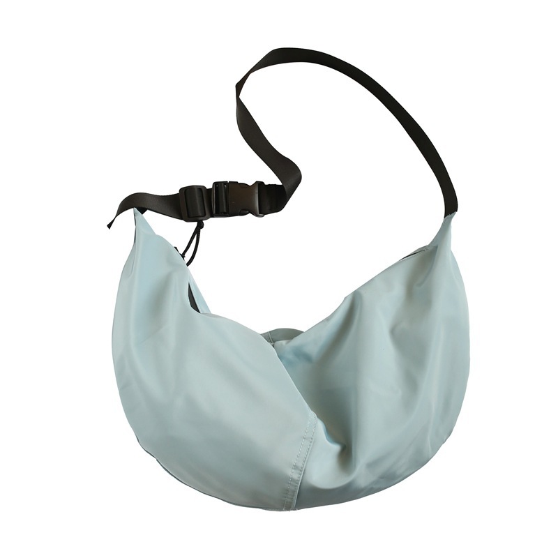 80286 # マカロンマルチカラー餃子バッグレトロ大型バッグナイロン防水ショルダーバッグ学生クラスバッグ多用途