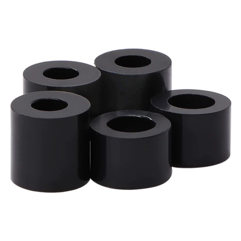 Столбец изоляции стержня пластикового прям-через кожуха 3 М4м диаметра 7 изоляции АБС внутренний плоский цилиндрический пластиковый белый