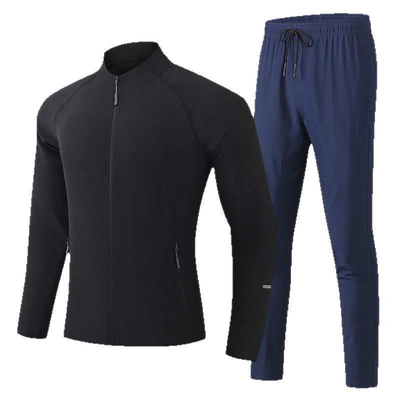 Tops deportivos, ropa de ciclismo de primavera y verano para hombres, pantalones de secado rápido de manga larga, chaqueta para hombres, entrenamiento de baloncesto, ropa de fitness para correr
