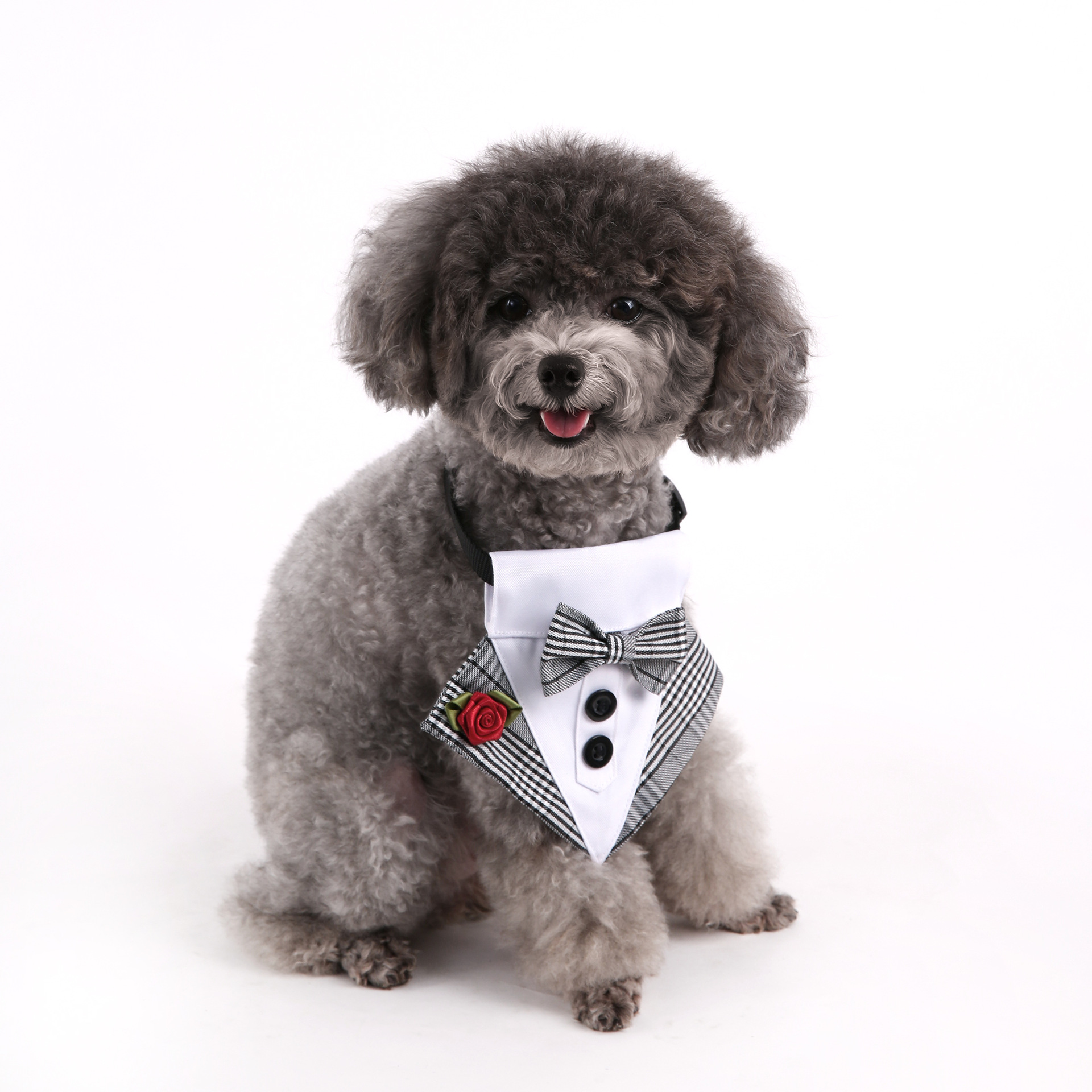 Navidad Año Nuevo transfronterizo nuevo estilo británico trajes de boda toallas de boda toallas de triángulo bufandas para mascotas