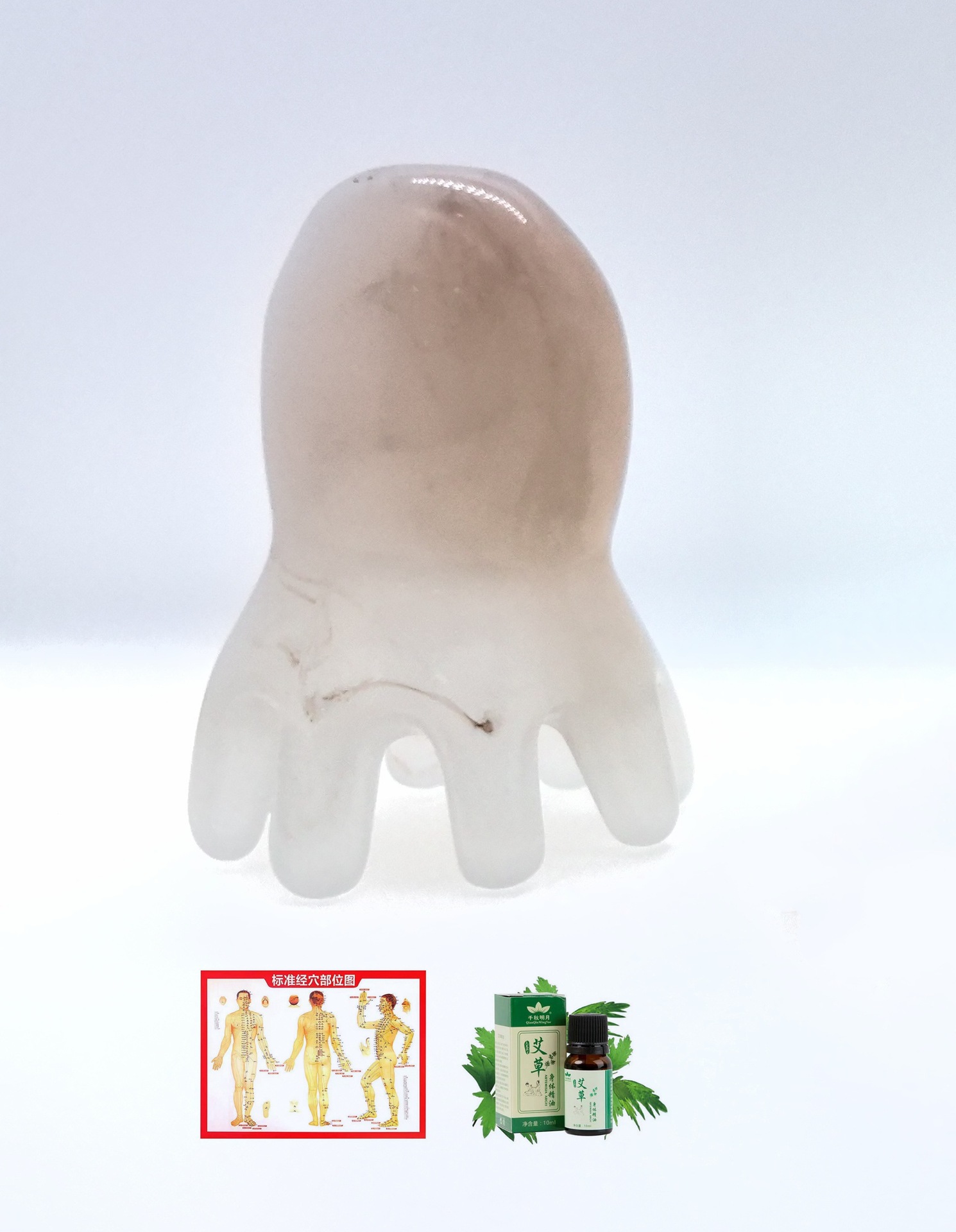 Directa de fábrica de resina pulpo masaje peine cabeza Meridiano peine masaje facial material entero engrosada peine de dientes anchos