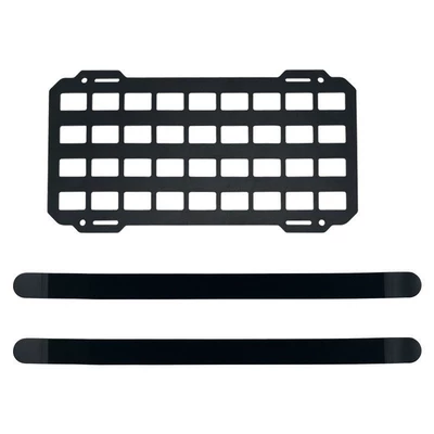 Car seat tactical hanging panel MOLLE vehicle storage panel ABS material universal modification part black 43×33 (Other Car Modifications) - sunshade-tactical-hanging-panel