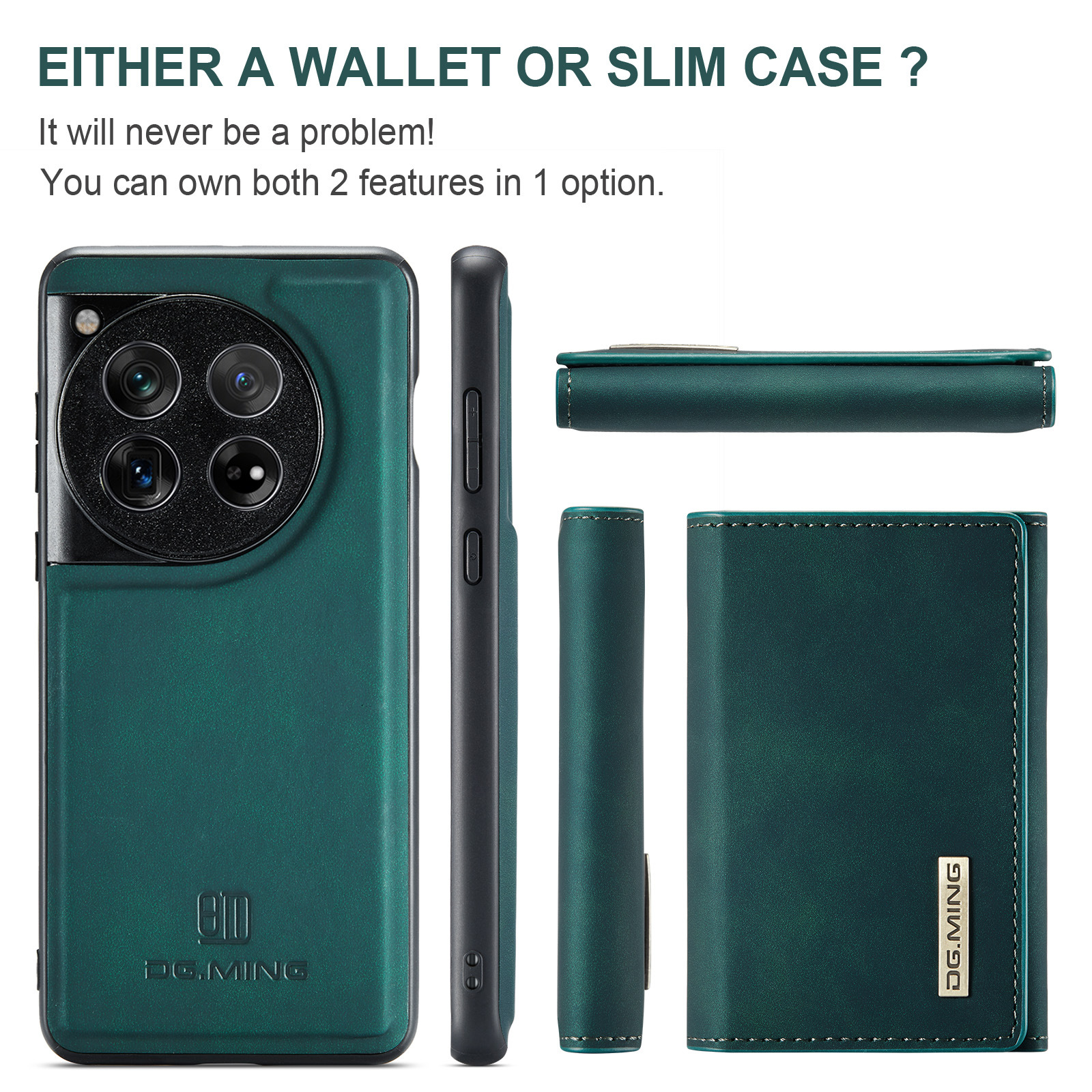 M1 per One Plus one plus 12 portafoglio multifunzionale custodia protettiva in pelle one plus 1 12 custodia magnetica per telefono_voghion.com