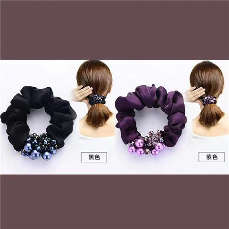 뜨거운 판매 헤어 로프 3#2개입[블랙+퍼플]