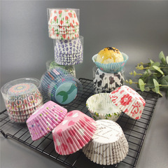 Large snow cake packaging box oil paper cake paper cup tray, thickened snow cake mold base tray, baking 100 pieces