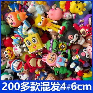 Blind Box Doll Internet Celebrity Pvc Trendy Toy Doll Wholesale Street Stall Running Stereo Cute Cartoon Hand-Made Toy Doll