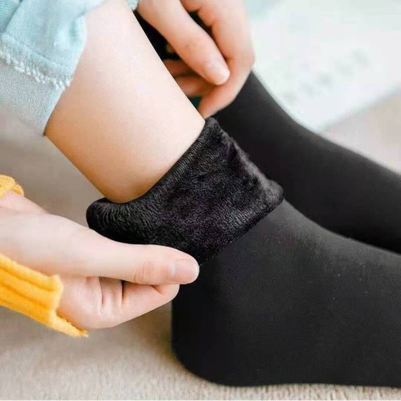厚袜子女冬季毛圈中筒袜加绒保暖条纹运动防臭秋冬款毛巾长筒女袜|undefined