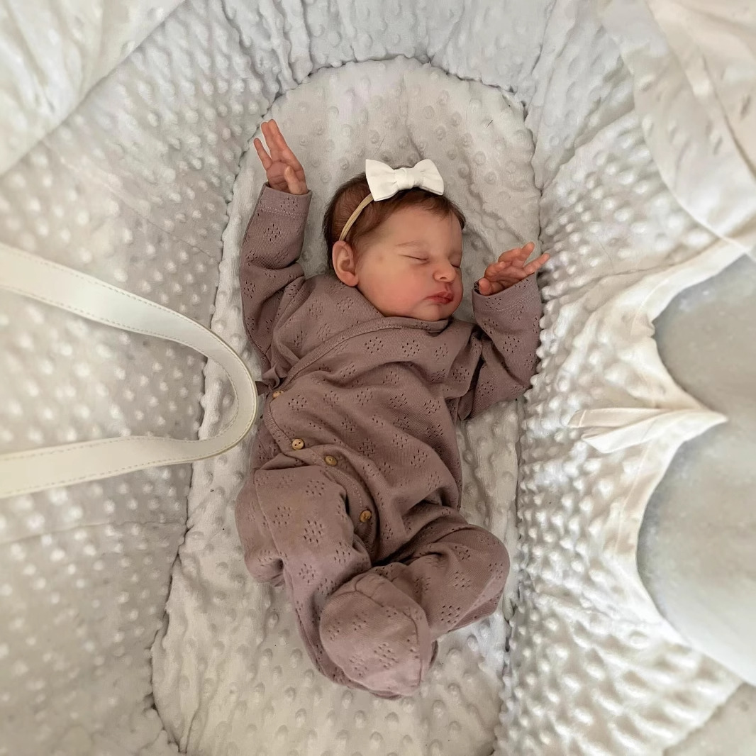 Muñeca Reborn Artesanal de 20 Pulgadas de Vinilo