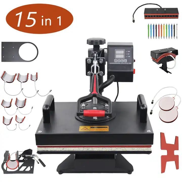 29 * 38 máquina de transferencia térmica combinada multifuncional shaker l máquina de pintura de caldo DIY máquina plana de alta presión