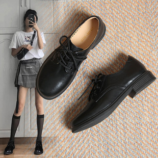 Zhr Versatile British Flats for Women 2023 New French Retro Small Leather Shoes Fashionable Elegant Oxford Shoes Preppy Style