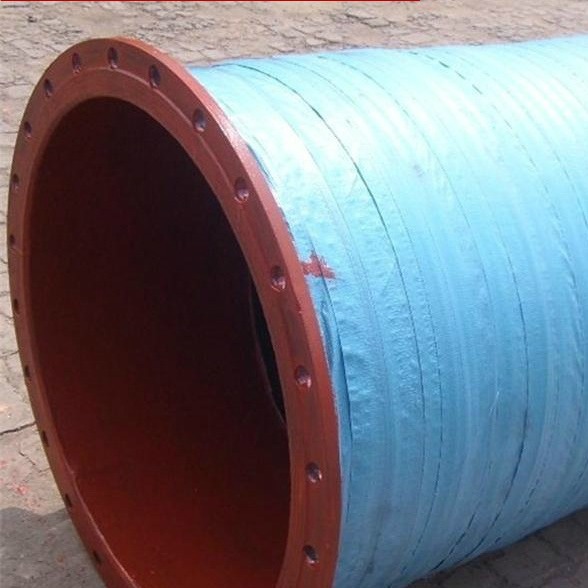 供应挖泥船用大口径钢丝骨架吸排泥沙胶管DN200