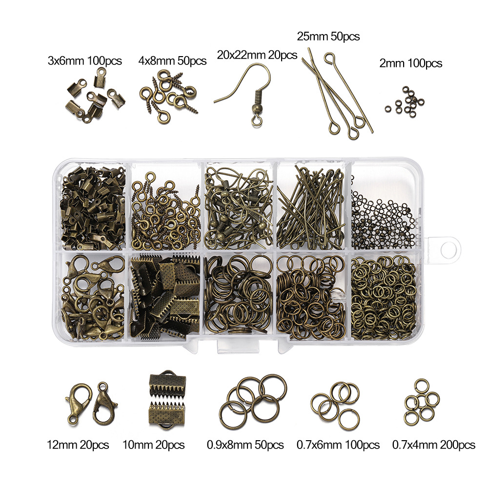 120g Weight DIY Jewelry Accessories Classification 1 Set Quantity Metal Material Solid Color Pattern Plating Design Simple Style Style 1 Set Metal Solid Color Simple Style 无