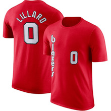 蓝球NBA波特兰开拓者球员名字“号码T恤”