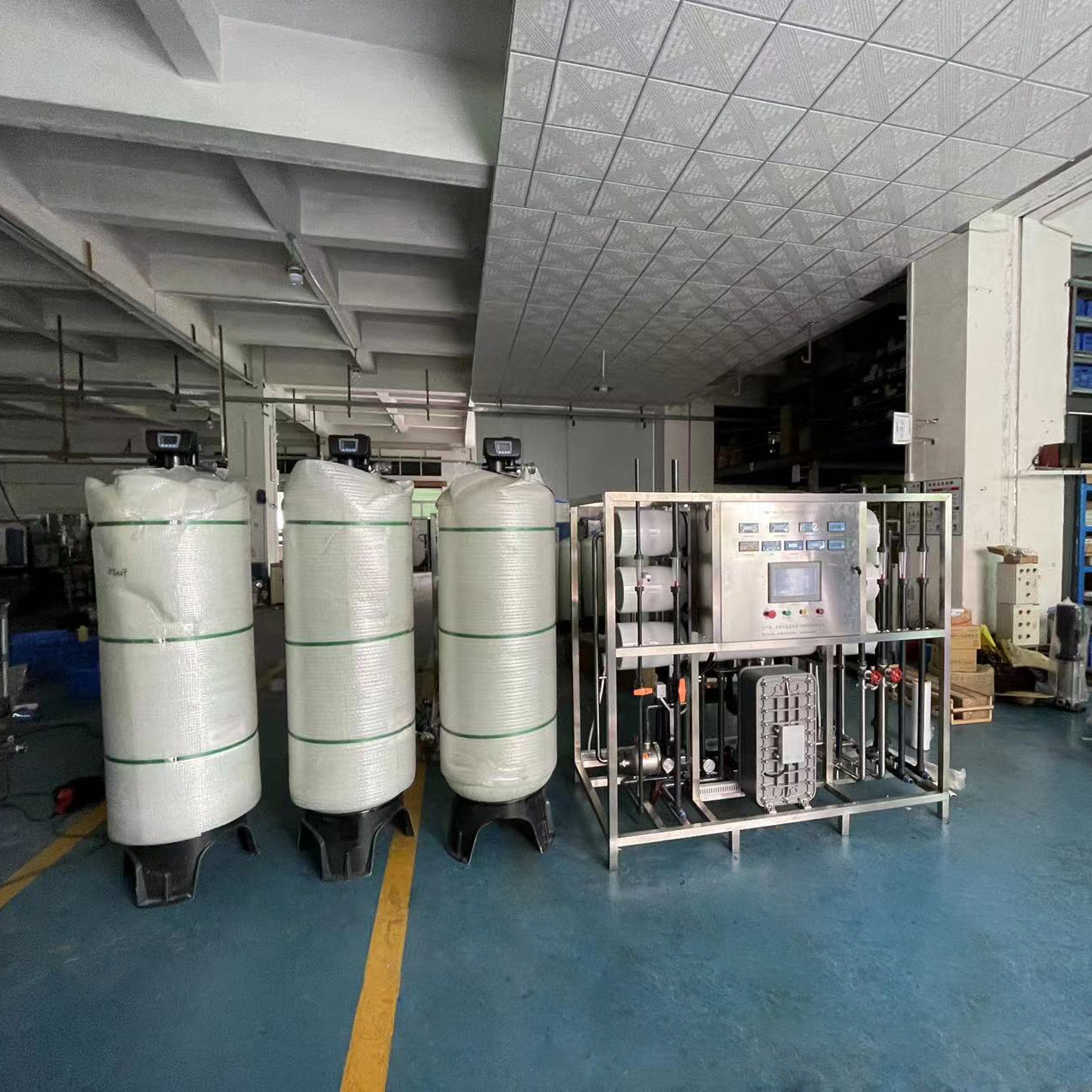 厂家直销电子级超纯水设备特价供应1吨油墨用高纯水制取装置备