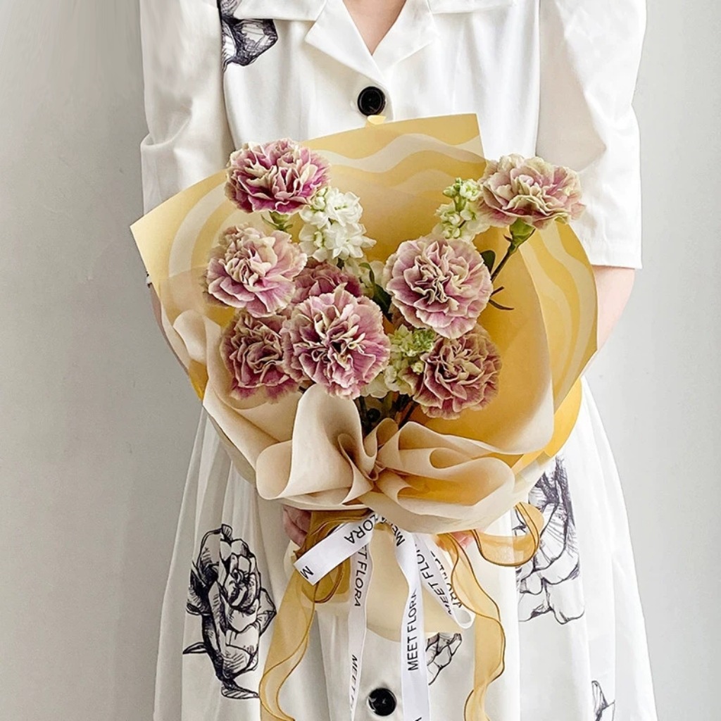 Fábrica de fiestas de flores nuevo día de San Valentín gran amor flor embalaje florista ramo embalaje papel de regalo embalaje