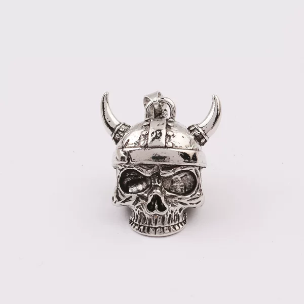 Amazon Cross-Border Exclusive Personalized Retro Motorcycle Bell Horn Skull Logo Bell Pendant Necklace